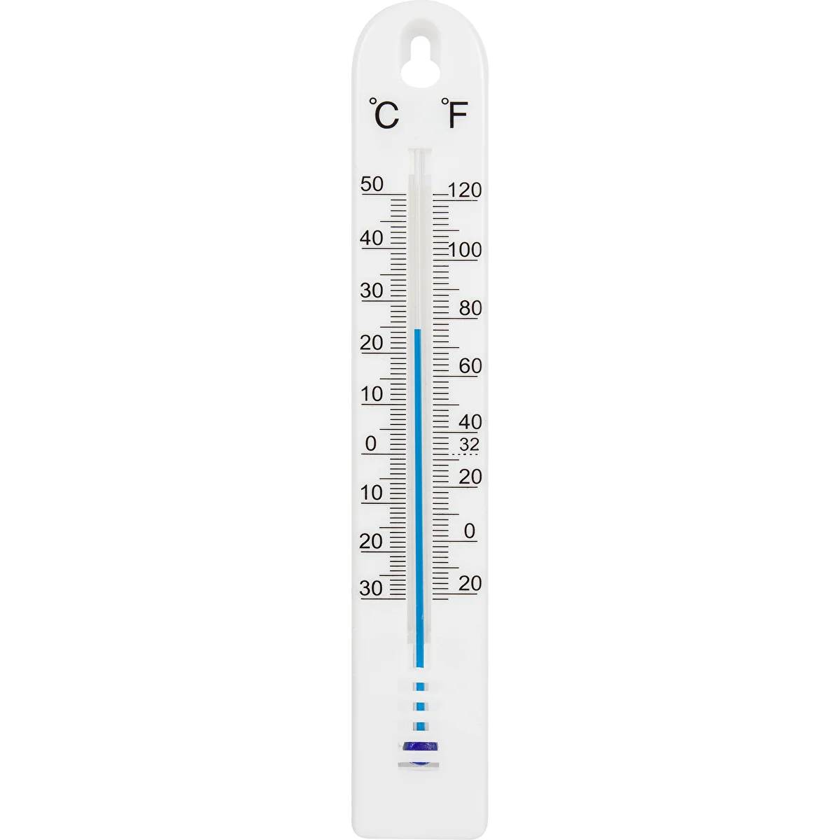 Univerzális hőmérő (-30 – +50 °C), 17 cm, fehér