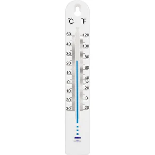 Univerzális hőmérő (-30 – +50 °C), 17 cm, fehér