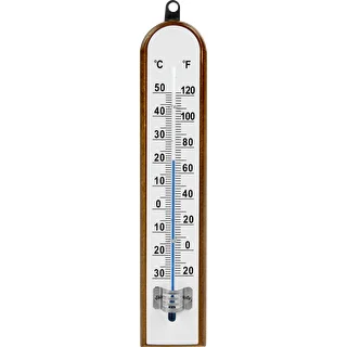 Szobahőmérő fehér skálával (-30 °C-tól +50 °C-ig) 20 cm