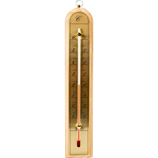 Szobahőmérő aranyszínű skálával (-10°C-tól +60°C-ig) 28 cm, mix