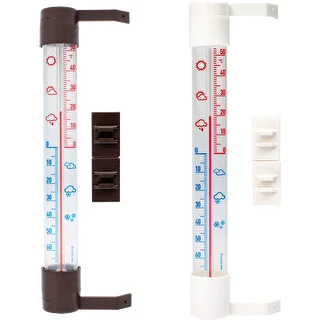 Kültéri hőmérő átlátszó skálával (-70°C-tól +50°C-ig) 23cm mix