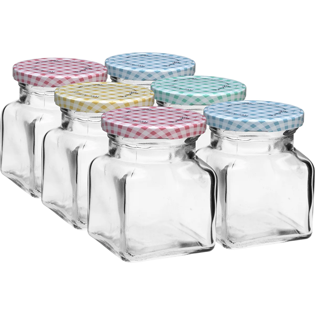 TO üveg 120 ml, Négy sarok, fi 53-as csavaros kupak - 6 db
