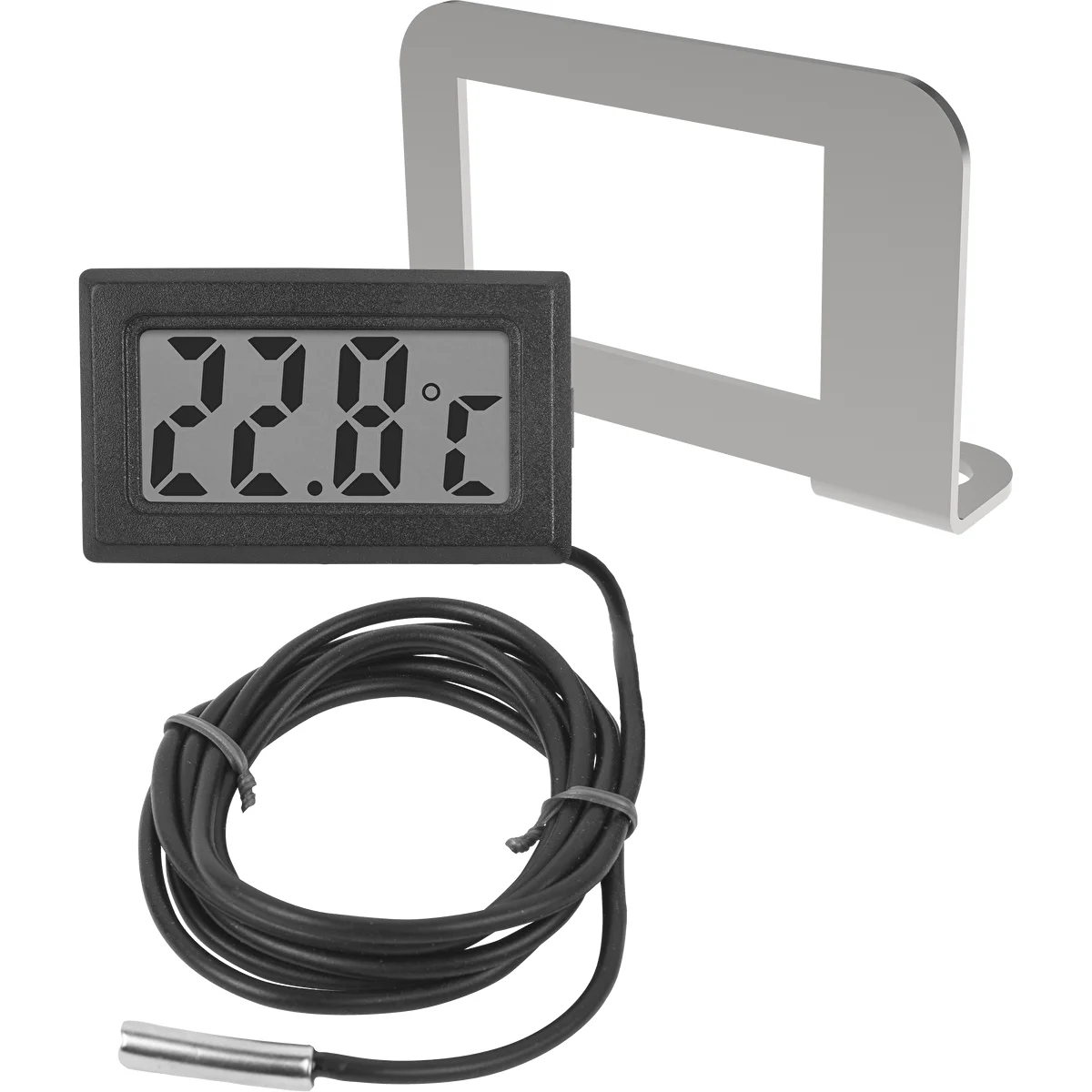 Elektronikus hőmérő keretben - lepárlókhoz (-50°C-tól +110°C-ig)