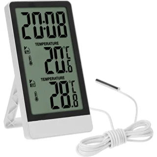 Soens márkájú elektronikus hőmérő – szondával, fehér