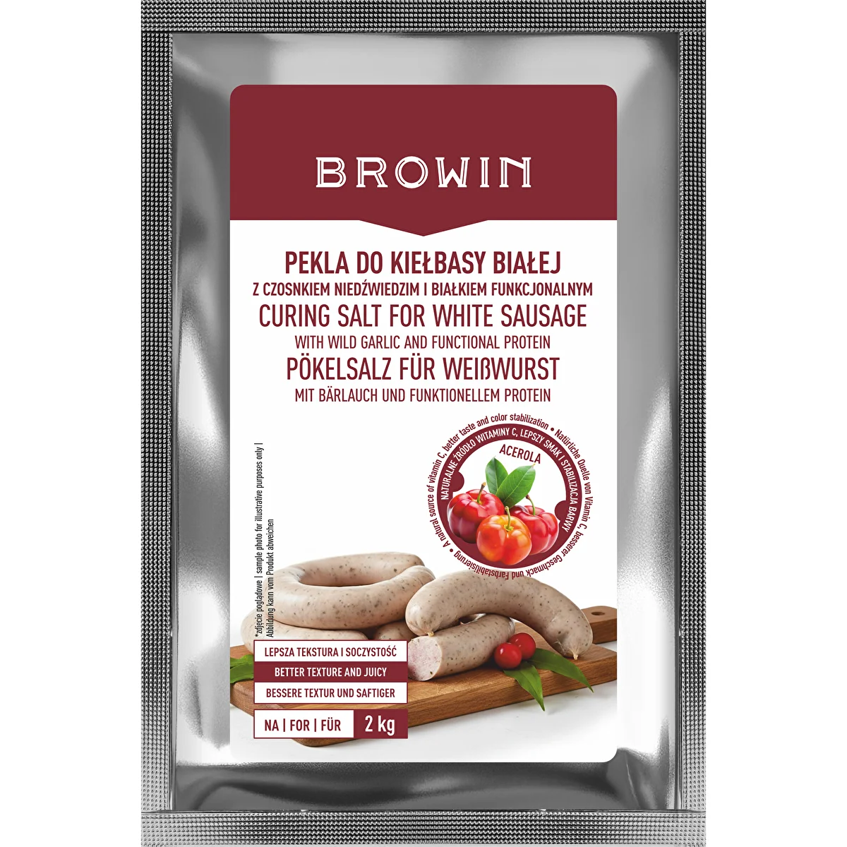 Pekla fehér kolbászhoz, funkcionális fehérjével és acerolával, 66 g