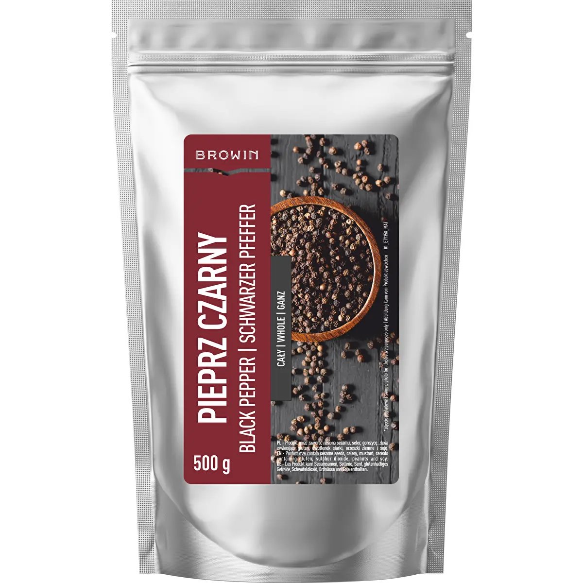 Egész fekete bors, 500 g