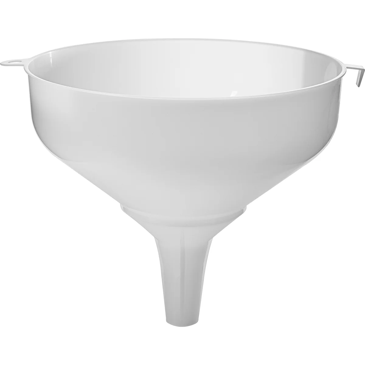 Fehér műanyag tölcsér, Ø 25 cm