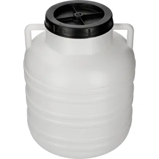 Savanyító hordó 20 l - fehér, füles