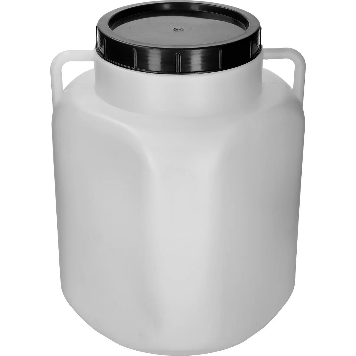 Szögletes hordó 50 L-es, fehér, fogantyúkkal 50 L