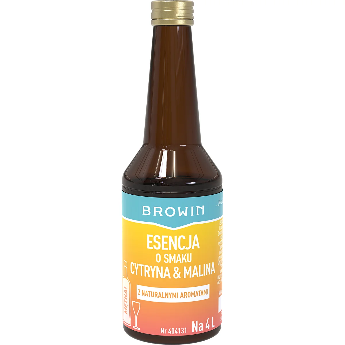 Citrom–málna ízű esszencia – 40 ml, 4 l-hez