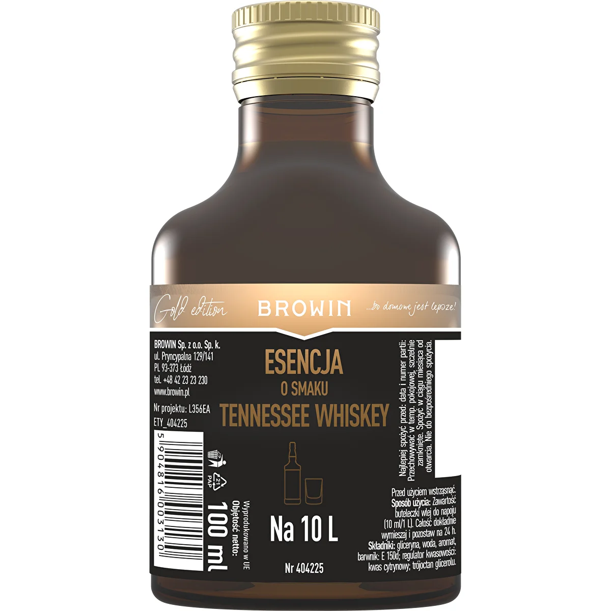 Tennessee whiskey ízű esszencia 10 L-hez - 100 ml
