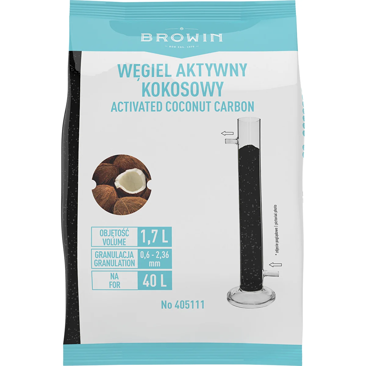 Kókuszhéj-alapú aktív szén 0,86 kg