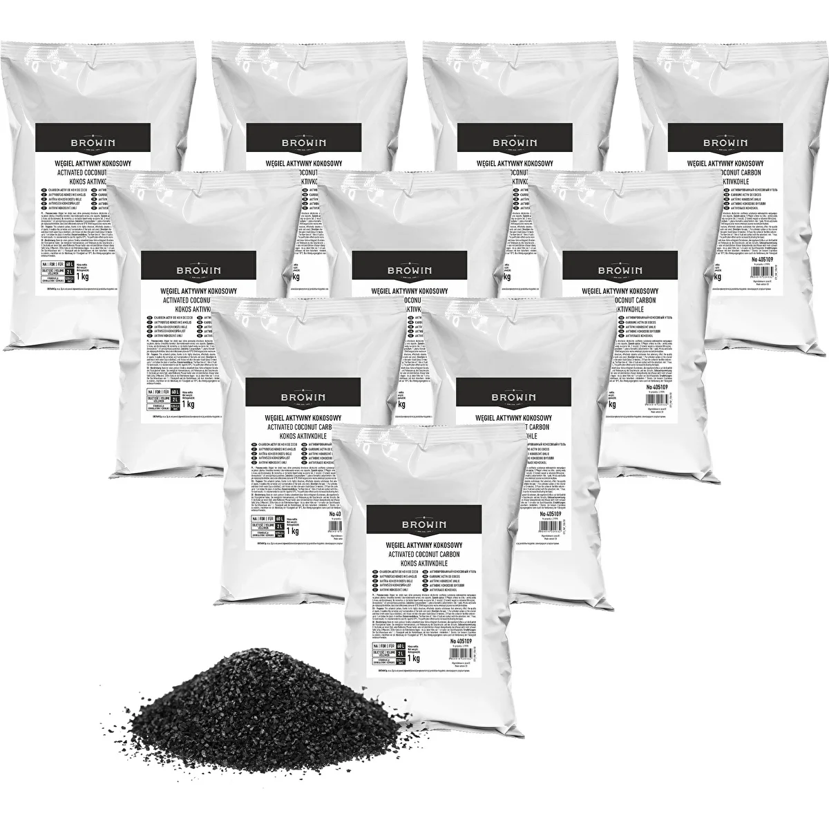 Kókusz alapú aktív szén 1 kg x 10 - készlet