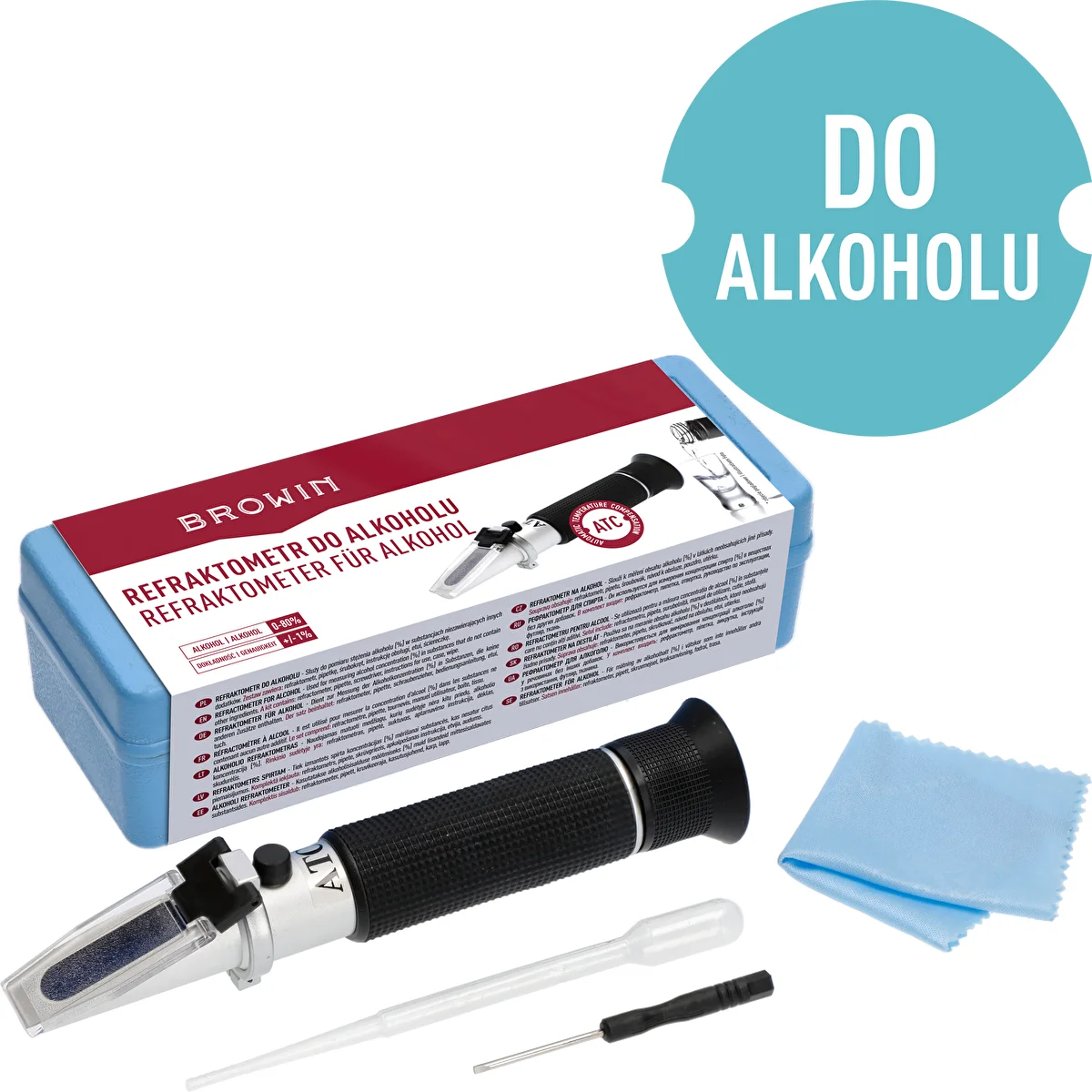 Refraktométer alkoholhoz
