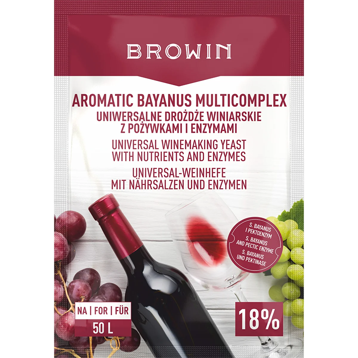 Aromatic Bayanus Multicomplex indítókészlet borhoz, 40 g