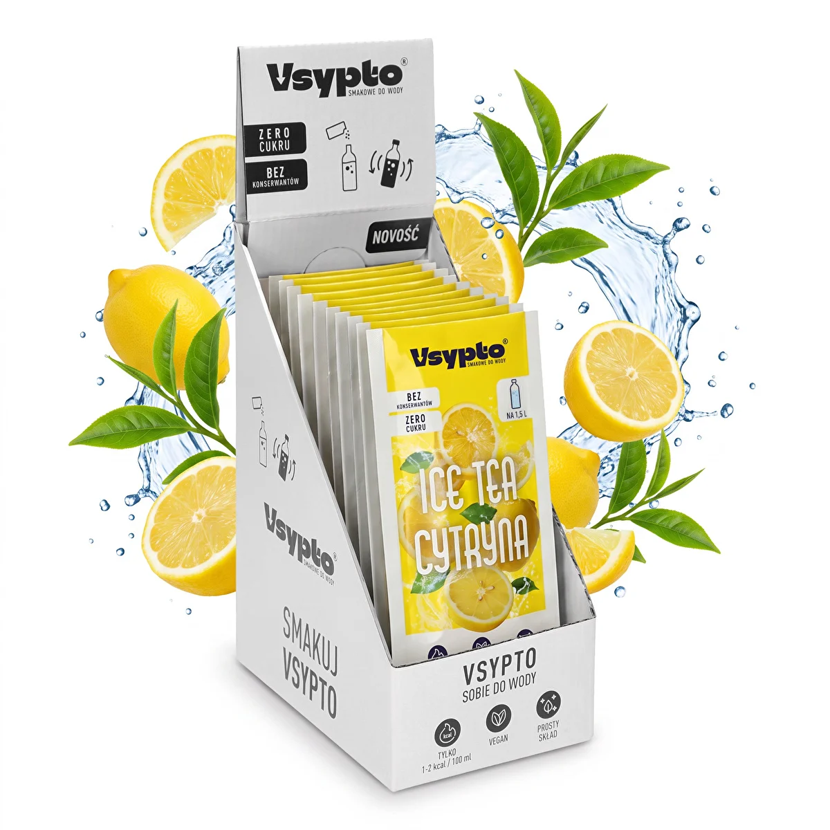 Vsypto Ice Tea Citrom - szett 15x9 g