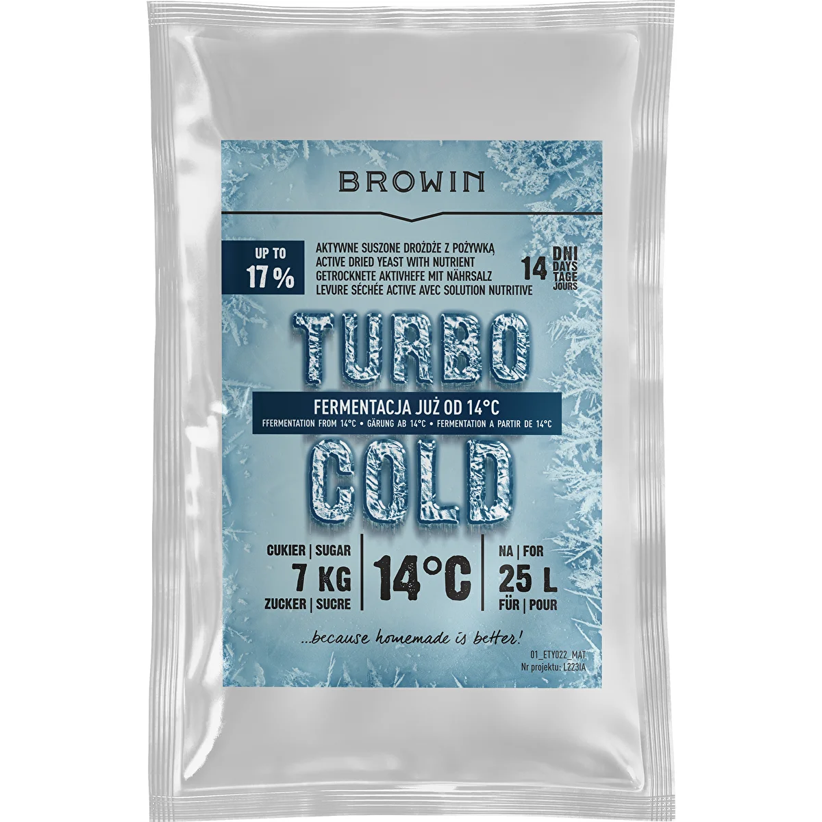 Turbo Cold élesztő 120 g