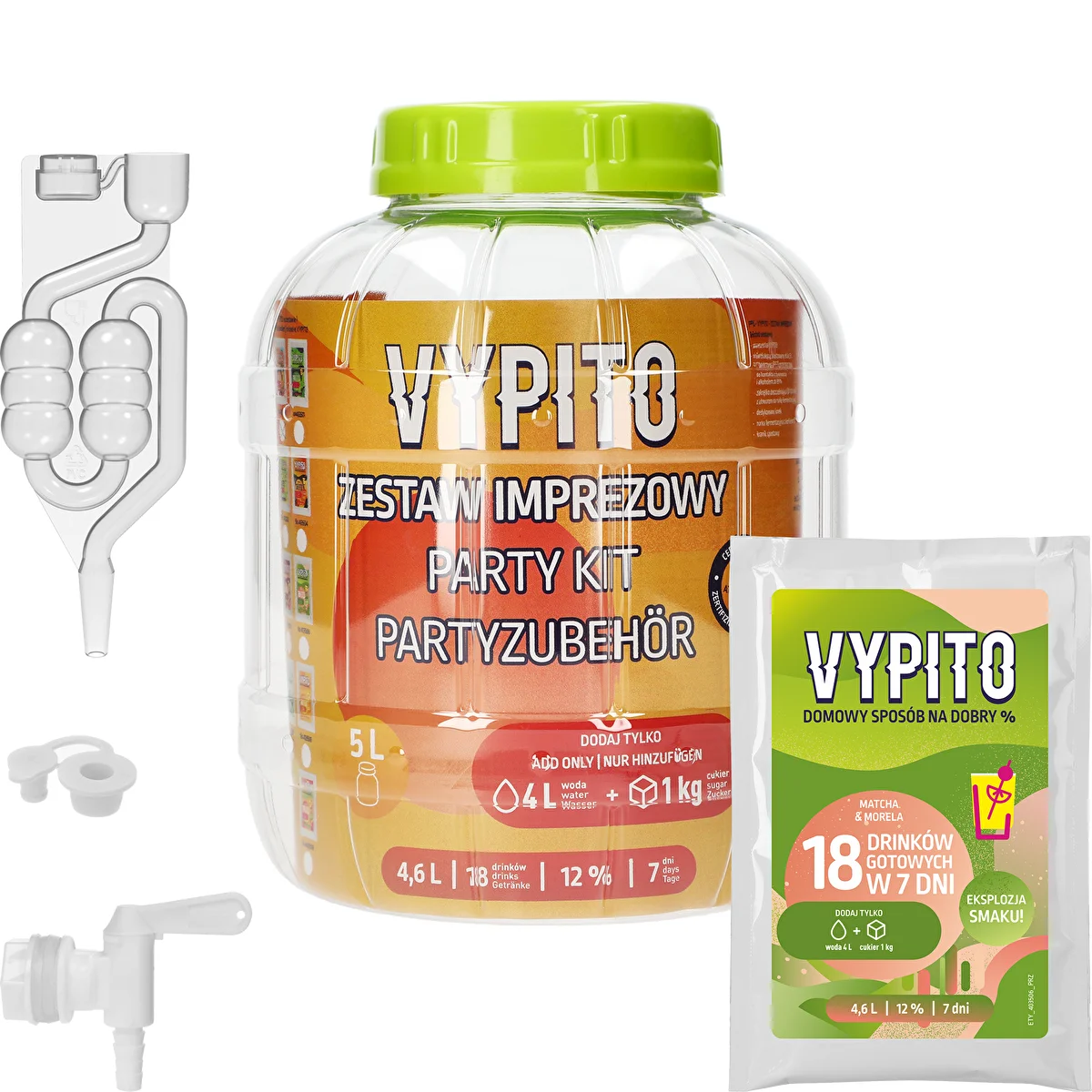 Party készlet - Vypito Matcha és sárgabarack