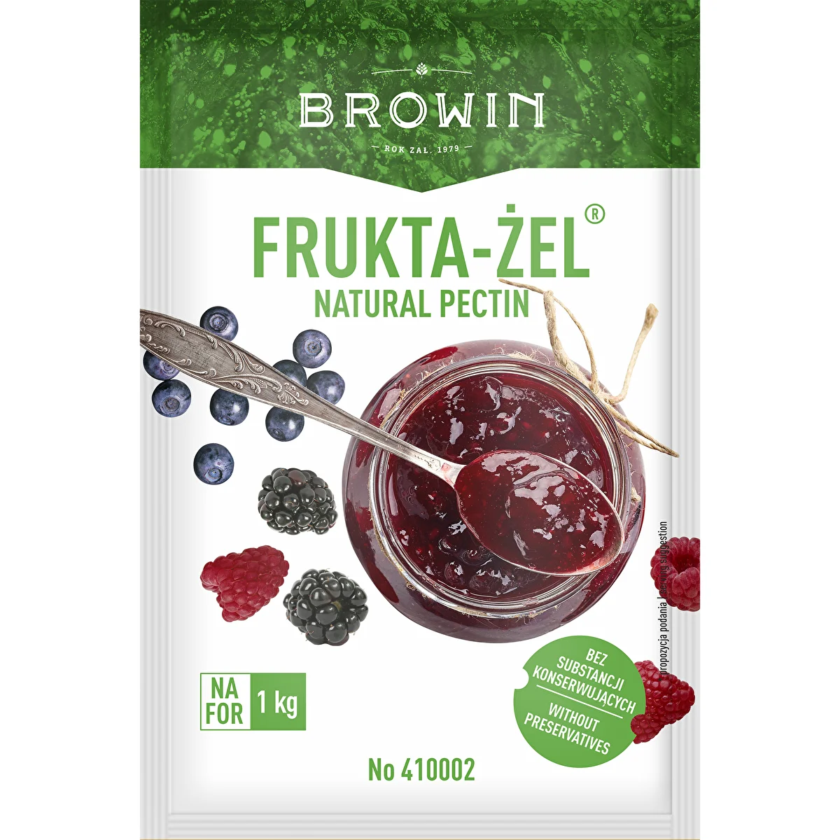 Frukta-Żel - pektin dzsemekhez és konfitűrökhöz, 30 g