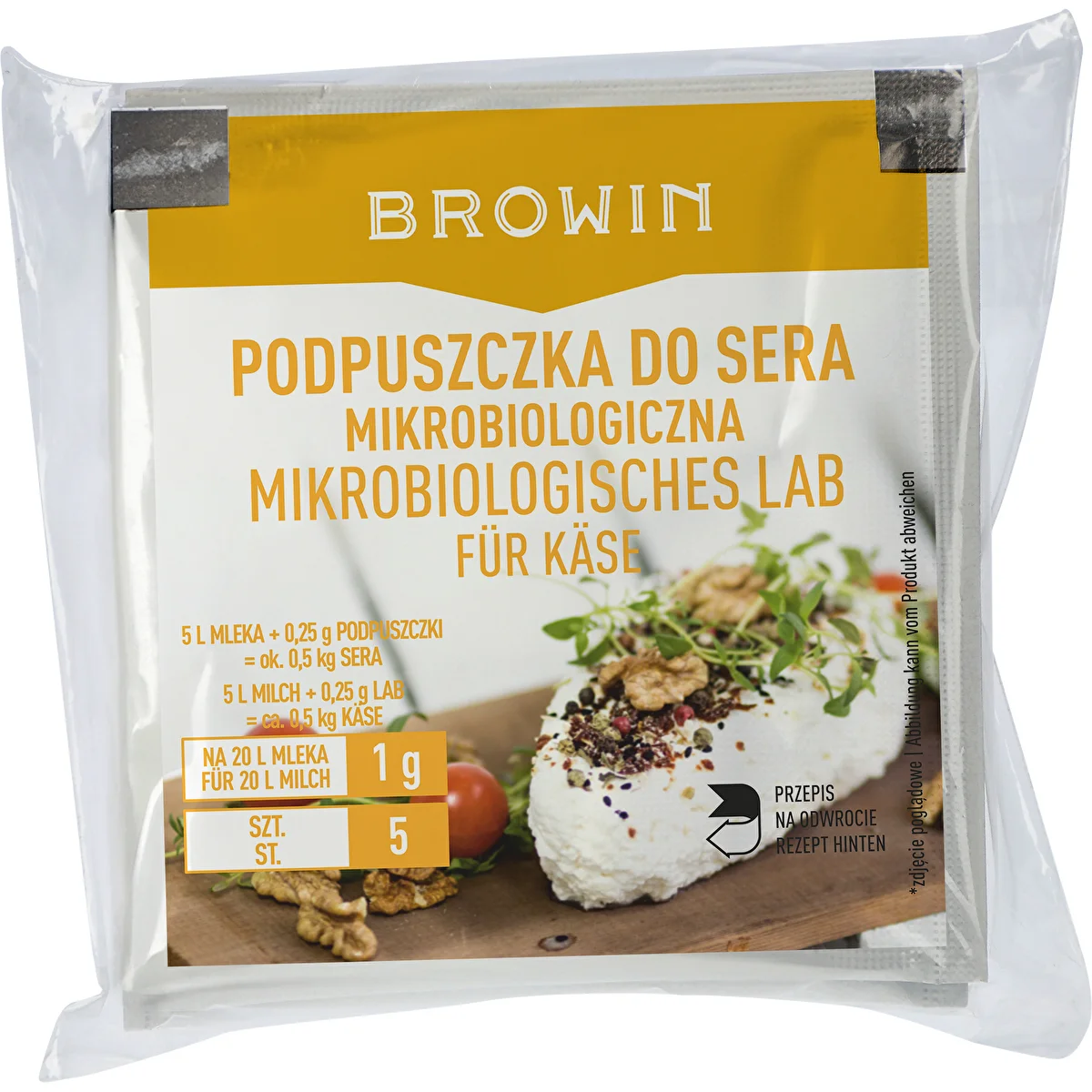 Oltóenzim sajtokhoz 5x1 g