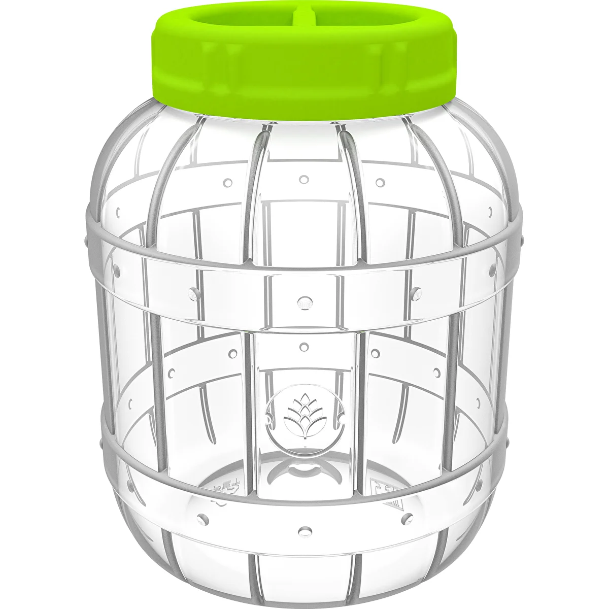 Törhetetlen, többfunkciós befőttes üveg, 3 l