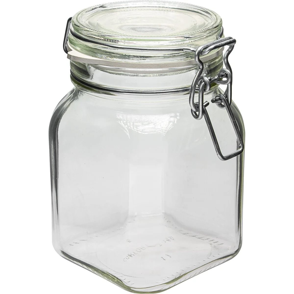 Comfort 750 ml szögletes, légmentesen záródó befőttesüveg