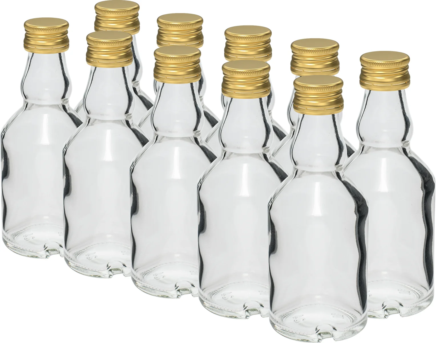 Maluch üveg 50 ml csavaros kupakkal - 10 db.