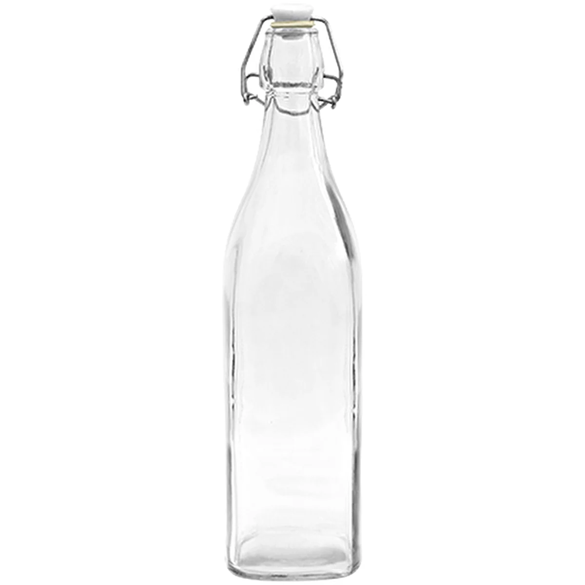 Kwadrat palack hermetikus zárással, 0,5 l