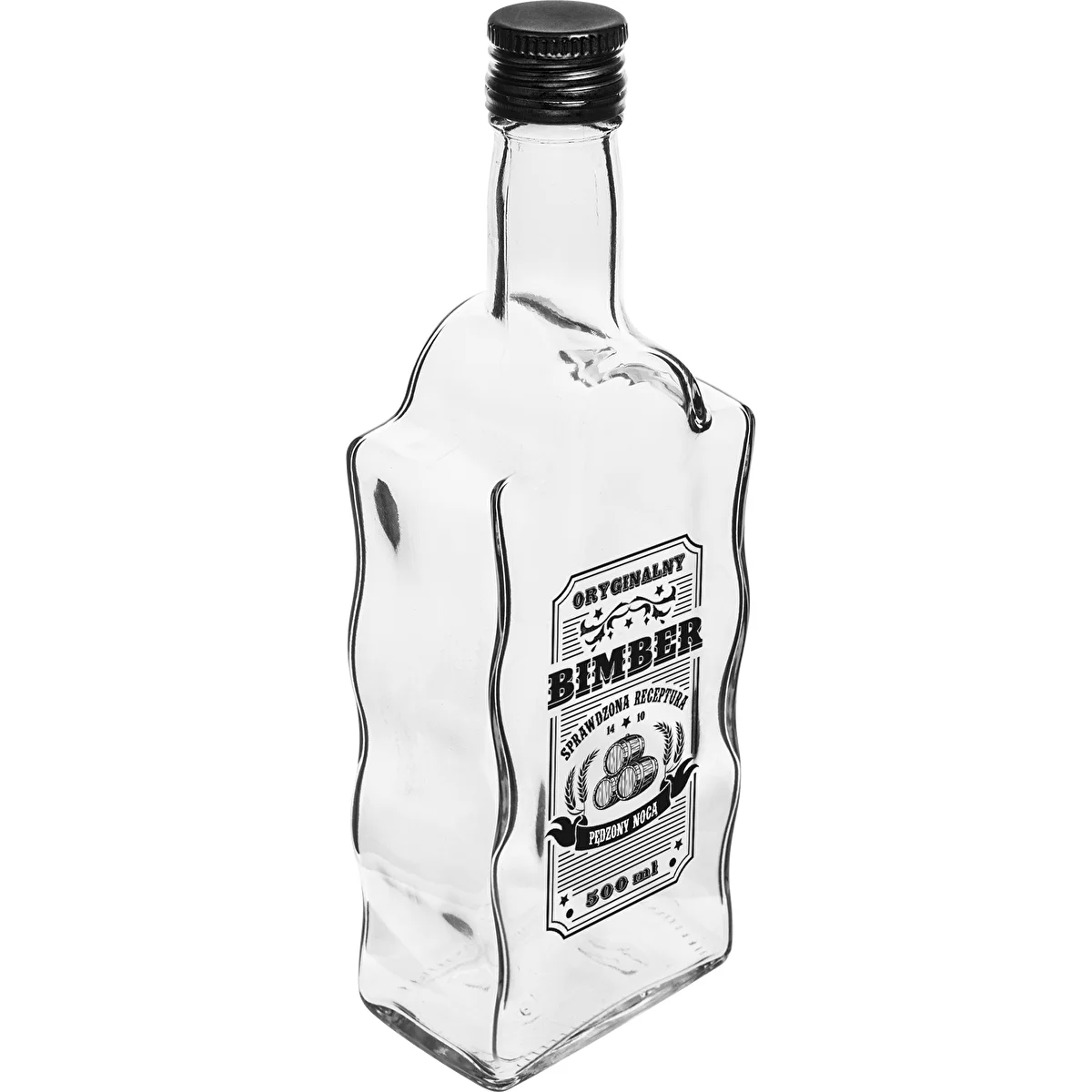 Klasztorna palack 500 ml, csavaros kupakkal, „Bimber” felirattal, 1 db