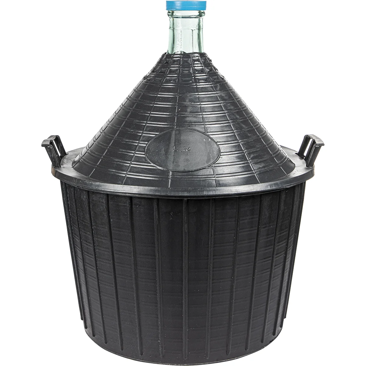 54 L-es boros ballon műanyag kosárban