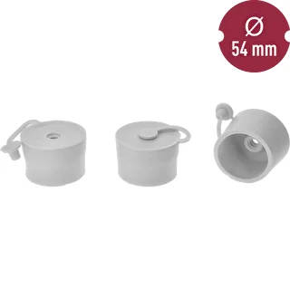 Ballonhoz való dugó Ø 54 mm, zárókupakkal – photo 2