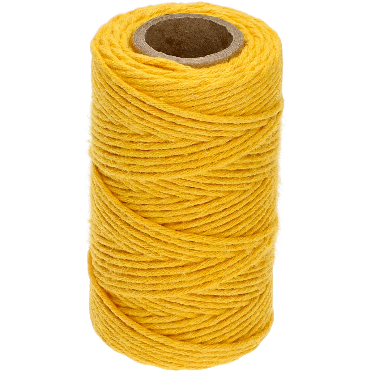 Sárga pamutzsinór 2 mm/55 m/100 g
