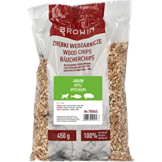 Füstölő/grillező forgács – ALMAFA, 450 g, 2. osztály