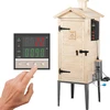 200 literes, fából készült kerti füstölő – dragON Wood 100E elektromos fűtőmodullal és vezérlővel - 12 