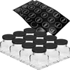 Készlet: 12 x 120 ml-es üveg + 30 db címke fűszerek feliratozásához ['matricák fűszerekhez', ' címkék befőttesüvegekre', ' címkék tárolóedényekhez', ' matricák fűszertartókra', ' matricák fűszernövényekhez', ' fekete fűszer-matricák', ' öntapadós fűszercímkék', ' matricák befőttesüvegekre', ' üvegek', ' kis üvegek', ' kis üvegcske', ' üveg tárolóedény', ' üveg tárolóüvegek', ' csavaros tetős üveg', ' fűszertartó üvegek', ' fűszernövényekhez való üveg', ' 120 ml-es üveg']