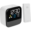 Soens elektronikus időjárás-állomás – vezeték nélküli érzékelővel, ébresztőórával és lámpával - 9 