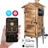 Wi‑Fi-s füstölő, 200 L – dragON WOOD 100IQ elektromos fűtőmodullal és vezérlővel, égetett fa kivitelben - 8 