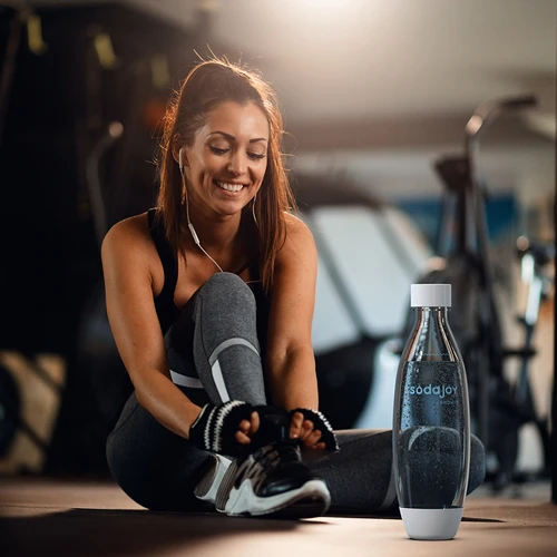 1 l-es palack szódakészítőhöz csavaros kupakkal - 8