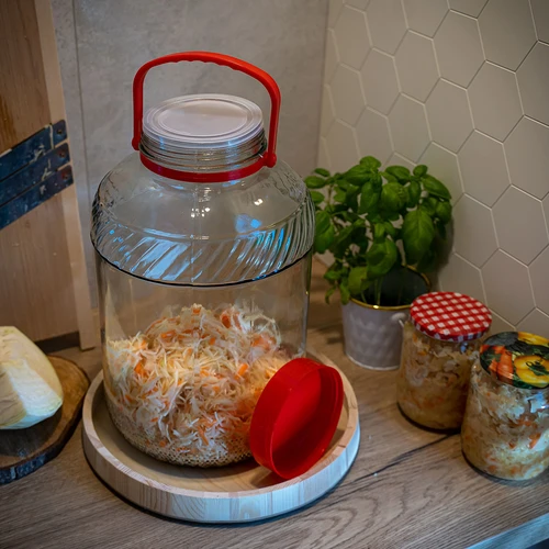 10 l-es befőttesüveg műanyag fedéllel - 7