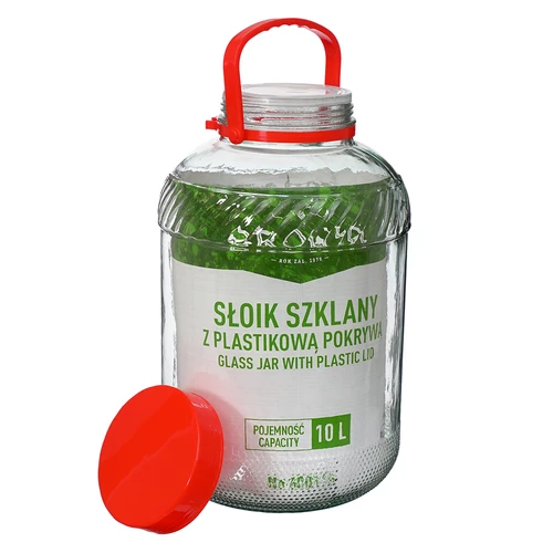 10 l-es befőttesüveg műanyag fedéllel - 5
