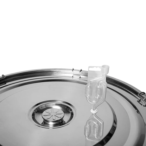 161 L-es rozsdamentes acél tartály fedéllel - 4