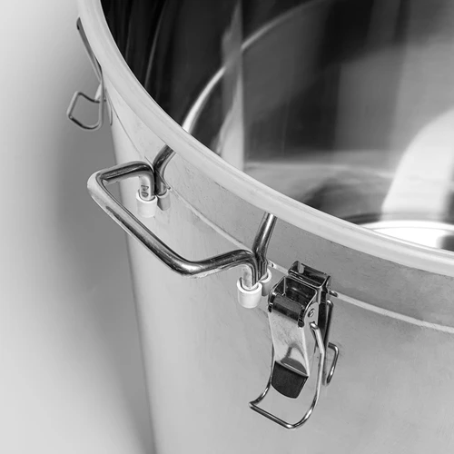 161 L-es rozsdamentes acél tartály fedéllel - 5