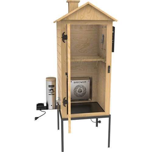 200 L-es dragON Larch E21 füstölő - vörösfenyőből, elektromos fűtőmodullal és vezérlővel - 5