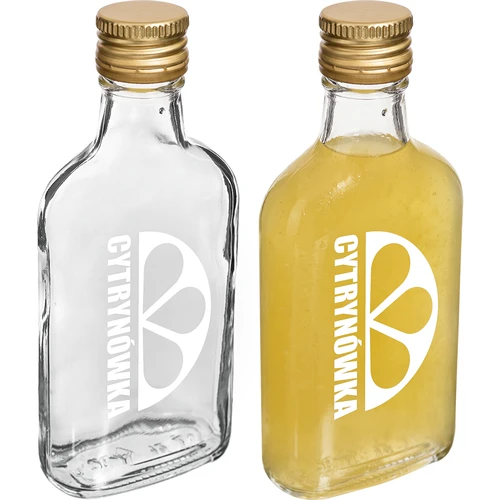 200 ml-es laposüveg csavaros kupakkal és „Citromlikőr” felirattal – 2. minta - 3