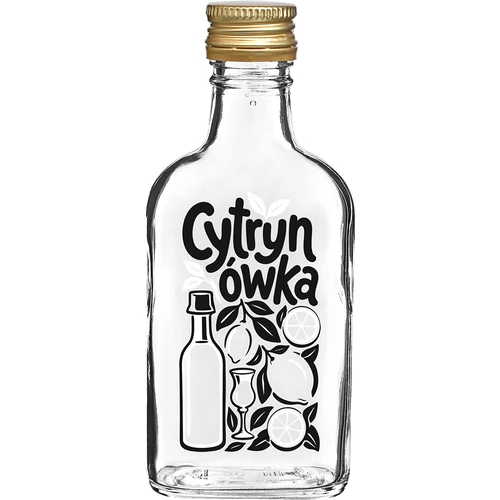 200 ml-es laposüveg csavarzárral és „Cytrynówka” felirattal – 1. minta