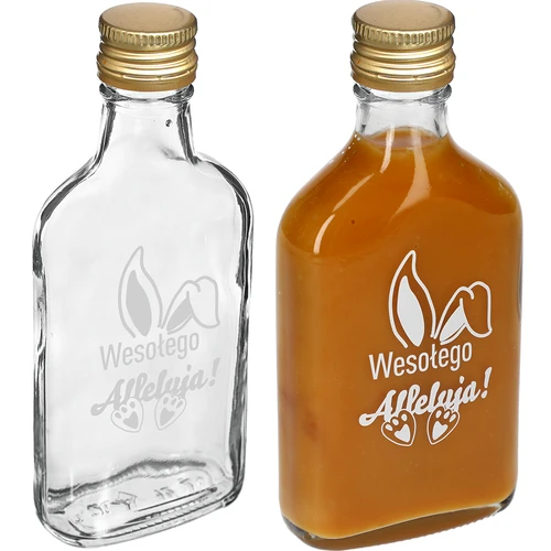 200 ml-es palack csavaros kupakkal, nyomat: NYUSZIFÜLEK, 6 db - 4