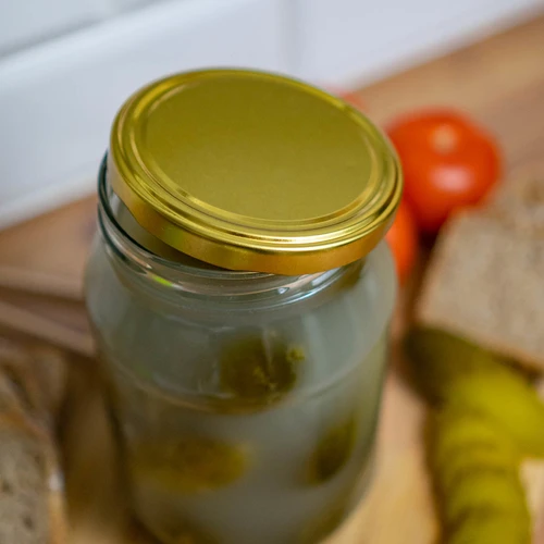 3 l-es befőttesüveg - 1 db, aranyszínű csavaros tető (fi 100) - 3