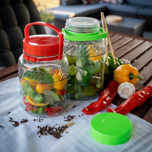 3 l-es befőttesüveg műanyag fedéllel - 7