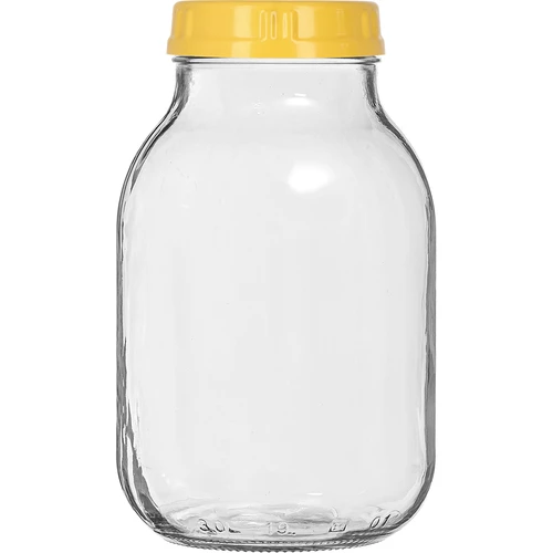 3 L-es twist-off befőttesüveg és fogantyús, fi 100-as műanyag csavaros tető - 3