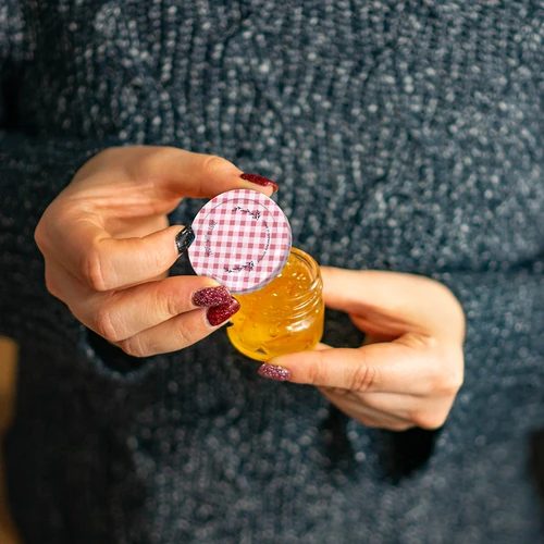 30 ml-es twist-off üveg színes csavaros tetővel, fi 43 - 10 db. - 7